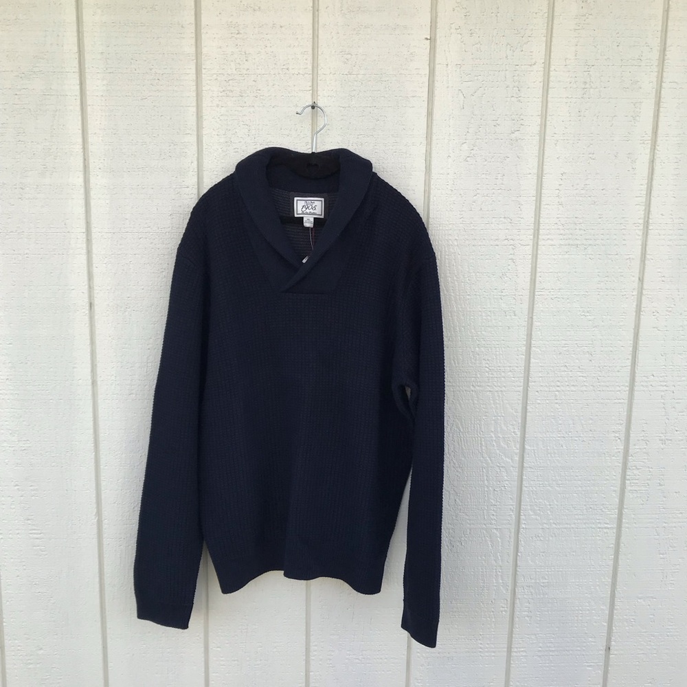 NWT Men’s Jos A. Bank Navy Sweater Sz XL